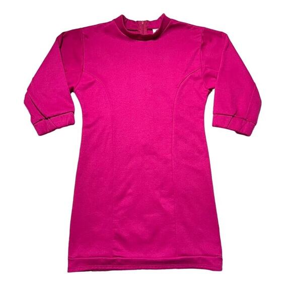 Wonder Nation Girls Sheath Sweatshirt Dress Pink Red Size Medium 7 8 - Picture 1 of 10